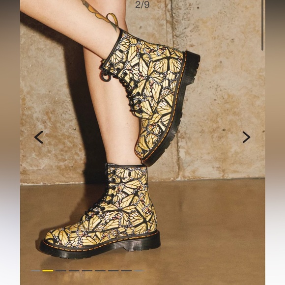 1460 Women's Butterfly Dr Marten Boots - Picture 1 of 2